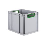 Eurobox, NextGen Color, Griffe grün offen, 400x300x320mm - Einzel