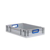 Eurobox, NextGen Color, Griffe blau offen, 600x400x120mm - Einzel