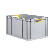 Eurobox, NextGen Color, Griffe gelb offen, 600x400x320mm - Karton