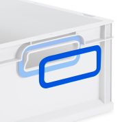 ColorClip Set - Farbring für Eurobox NextGen 2.0 - 1 Pack mit 2 Stück - Blau