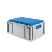 Eurobox, NextGen Seat Box, blau Griffe geschlossen, 64-22 - Einzel