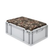 Eurobox, NextGen Seat Box, camouflage Griffe geschlossen, 64-22 - Einzel