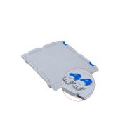 Scharnierdeckel Set Eurobox NextGen – 400 x 300, inkl. 2 blaue Schiebeschnappverschlüsse