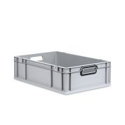 Eurobox NextGen 2.0 - Griffe offen - Schwarz - 600 x 400 x 170 mm - Karton