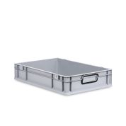 Eurobox NextGen 2.0 - Griffe geschlossen - Schwarz - 600 x 400 x 120 mm - Einzel