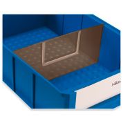 Trennsteg für Industriebox breit (Pack = 10 Stück) Rauchbraun