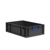 Eurobox NextGen 2.0 Cycle - Griffe geschlossen - Blau - 600 x 400 x 170 mm  - Anthrazit - Einzel