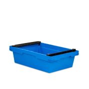 Mehrwegbehälter Conical mit Stapelbügel 64-173 - Einzel - blau