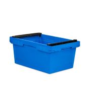 Mehrwegbehälter Conical mit Stapelbügel 64-273 - Einzel - blau