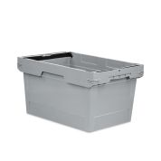 Mehrwegbehälter Conical mit Stapelbügel 64-323 - Einzel - grau