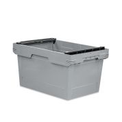 Mehrwegbehälter Conical mit Stapelbügel 64-323 - Karton - grau