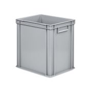 Eurobehälter mit geschlossenen Griffen 43-400 - Karton - grau