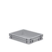 Eurobehälter UNISTA mit geschlossenen Griffen 43-7,5 - Einzel - grau