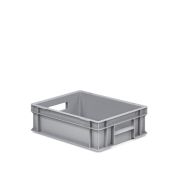 Eurobehälter mit offenen Griffen 43-120 - Einzel - grau