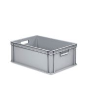 Eurobehälter mit offenen Griffen 64-220 - Palette - grau