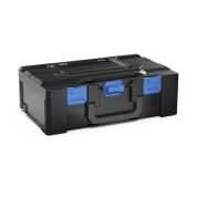 metaBOX 165 L, Verschlüsse blau - Gebinde-Karton