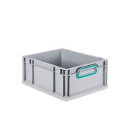 Eurobox NextGen 2.0 - Griffe geschlossen - Türkis - 400 x 300 x 170 mm - Einzel