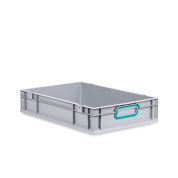 Eurobox NextGen 2.0 - Griffe geschlossen - Türkis - 600 x 400 x 120 mm - Einzel