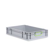 Eurobox NextGen 2.0 - Griffe geschlossen - Hellgrün - 600 x 400 x 120 mm - Einzel