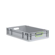 Eurobox NextGen 2.0 - Griffe offen - Hellgrün - 600 x 400 x 120 mm - Einzel