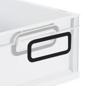 ColorClip Set - Farbring für Eurobox NextGen 2.0 - 1 Pack mit 2 Stück - Schwarz