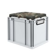 Eurobox, NextGen Seat Box, camouflage Griffe geschlossen, 43-32 - Einzel