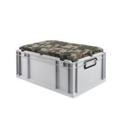 Eurobox, NextGen Seat Box, camouflage Griffe geschlossen, 64-22 - Einzel