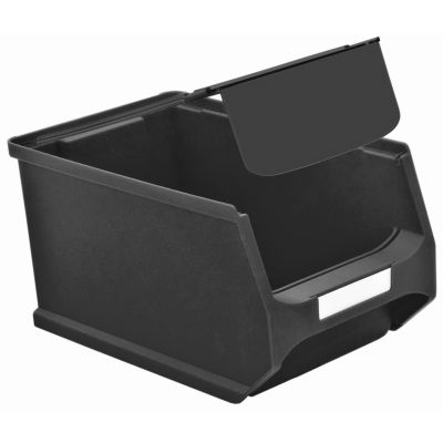 Schwarze Abdeckung auf einer schwarzen Sichtlagerbox 3.0