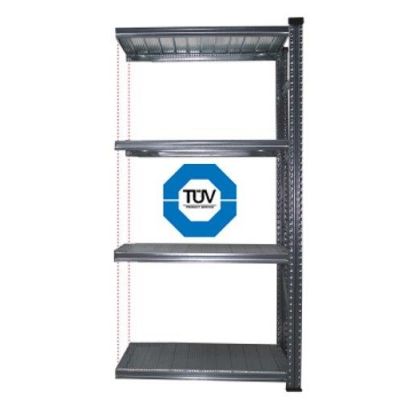 Anbauregal Tiefe 400 mit 9 Fachböden für Regalkästen 300/400 - SN / BN / BH