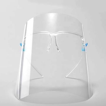 Face Shield mit Brillengestell