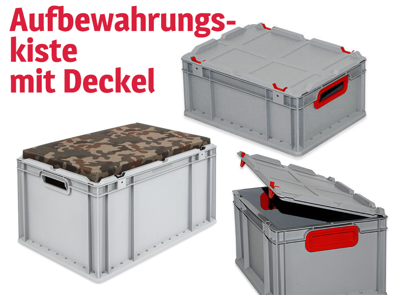Aufbewahrungskiste mit Deckel - günstig & nützlich!
